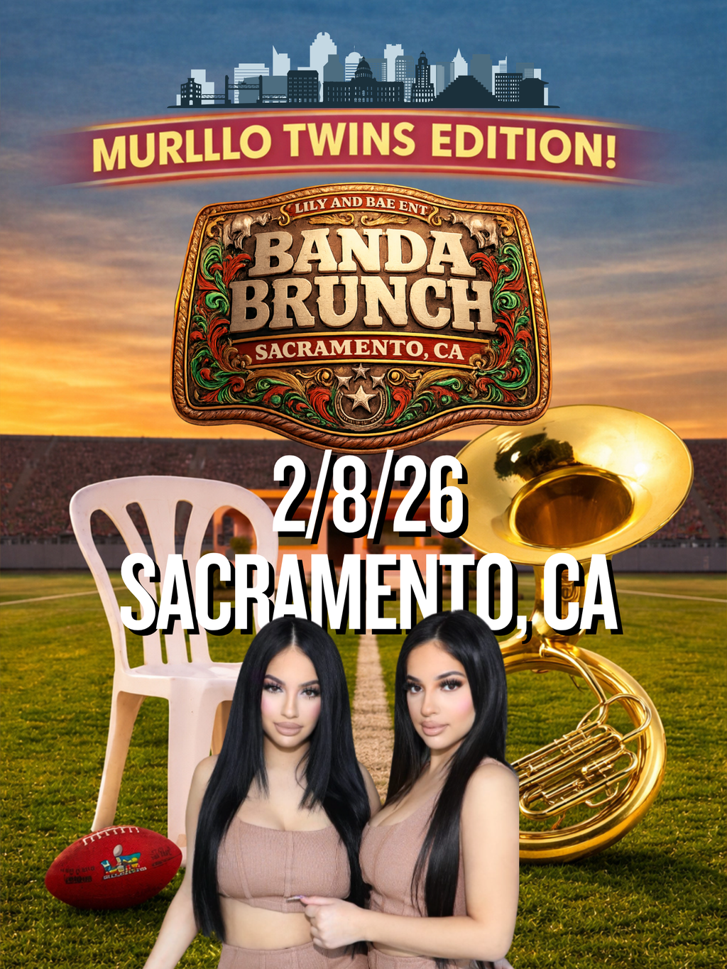 SOLD OUT- SACRAMENTO, CA - BANDA BRUNCH - (18+) (GENERAL ADMISSION)