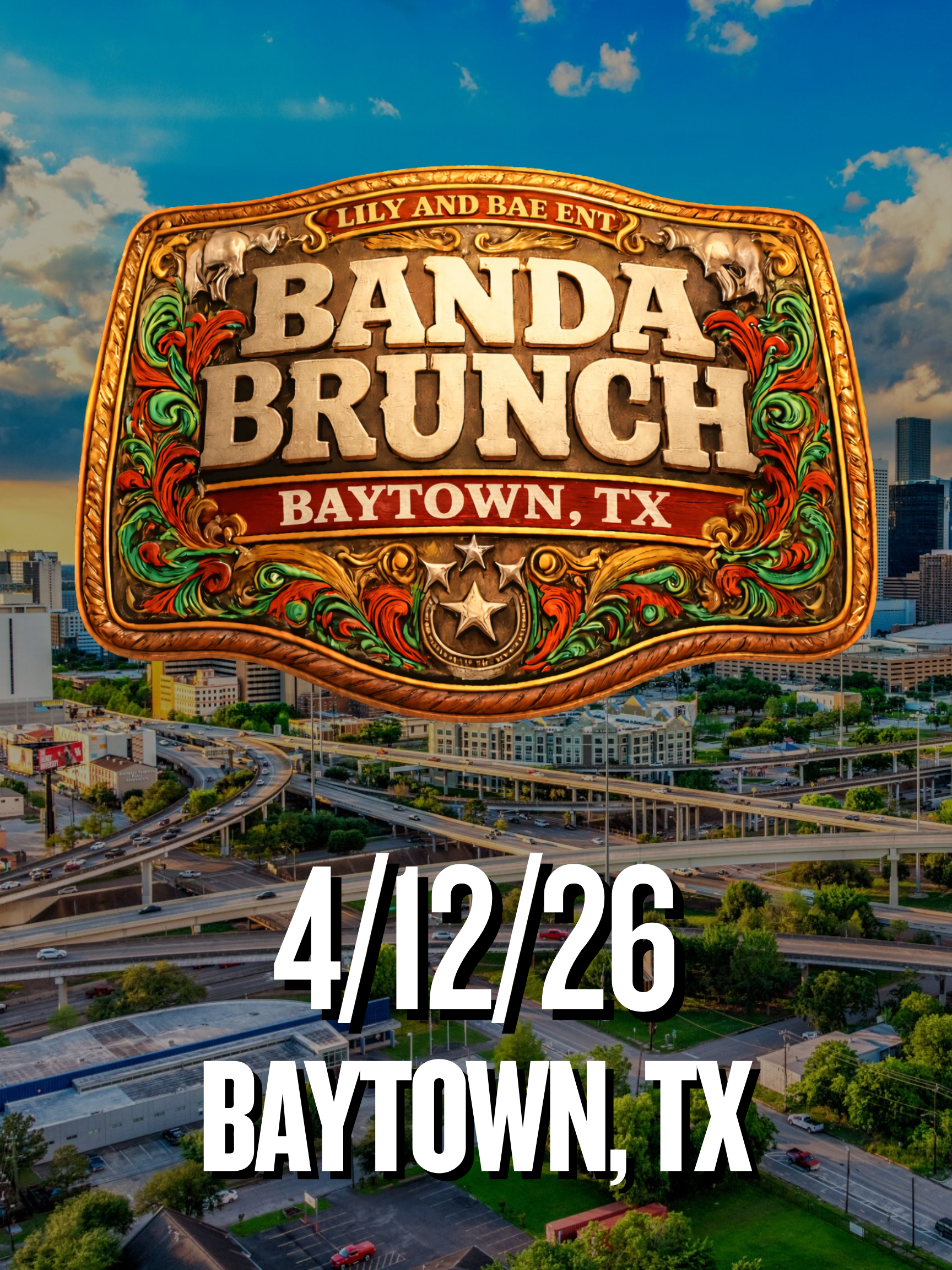 EARLY BIRD BAYTOWN, TX - BANDA BRUNCH - 4/12 (21+) (GENERAL ADMISSION)