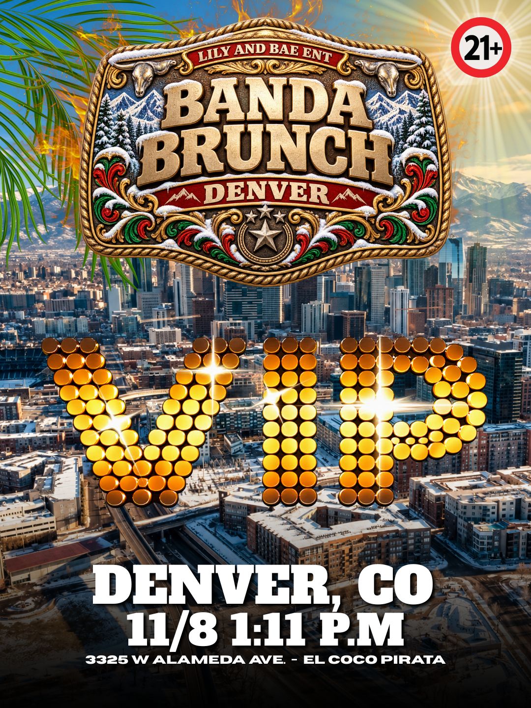 V.I.P TABLE RESERVATION -11/8 DENVER, CO