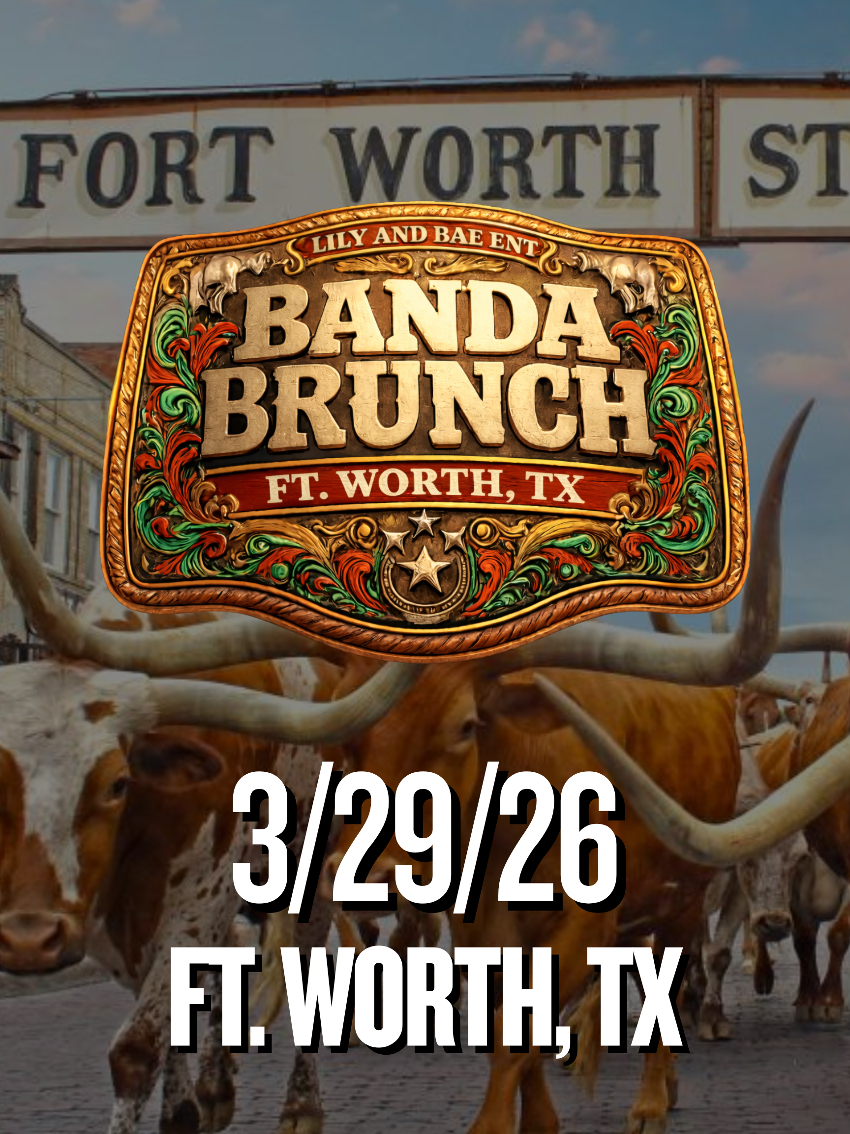 EARLY BIRD FT WORTH, TX - 3/29 BANDA BRUNCH - (21+) (GENERAL ADMISSION)