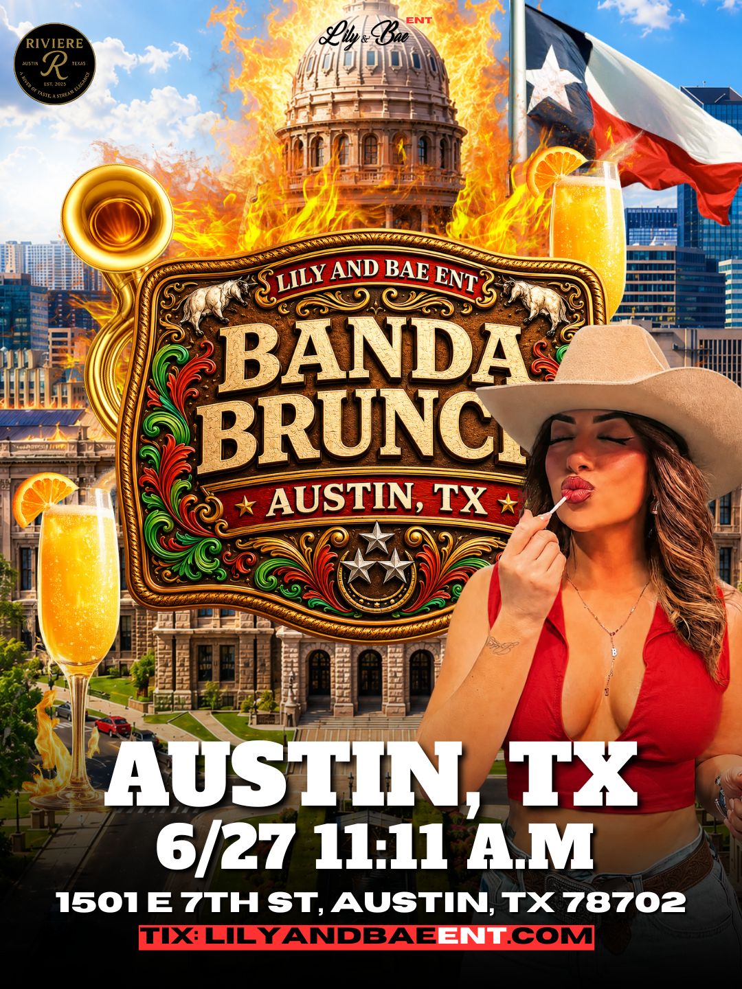 6/27 AUSTIN, TX -BANDA BRUNCH