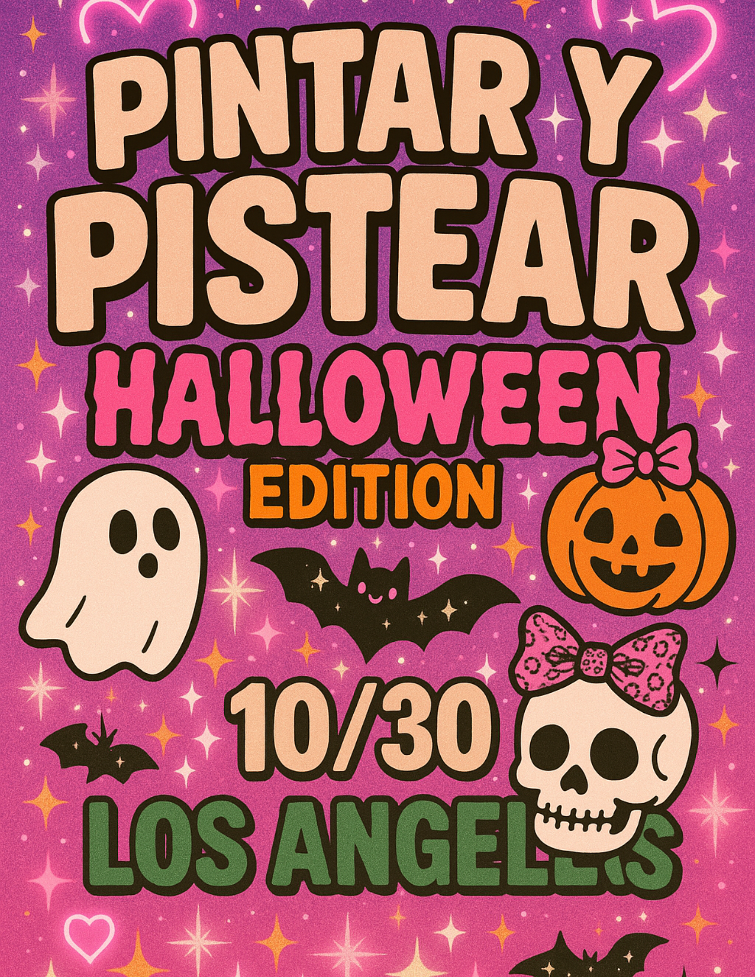 (PRESALE) PINTAR Y PISTEAR - 10/30/25 - Farallon Event Center (18+)