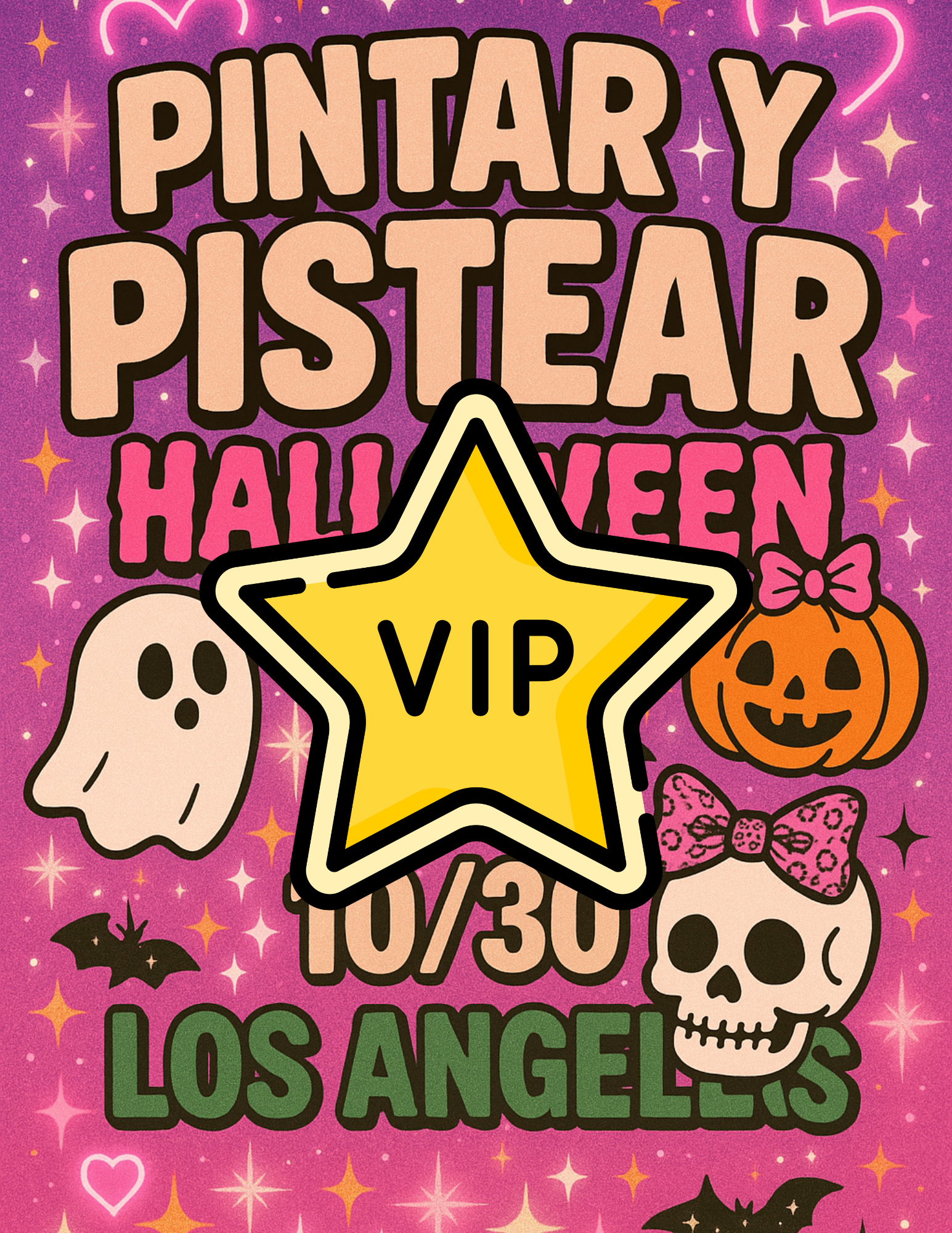 VIP** (PRESALE) PINTAR Y PISTEAR - 10/30/25 - Farallon Event Center (18+)
